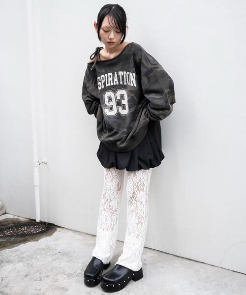 WEGO（ウィゴー）の「WEGO/【25年秋冬新作】2WAYグラフィックワンショルBIGスウェット（スウェット・レディース・その他1/その他2/その他3/その他4/その他5/その他6/その他7/その他8・FREE）」の11枚目の写真