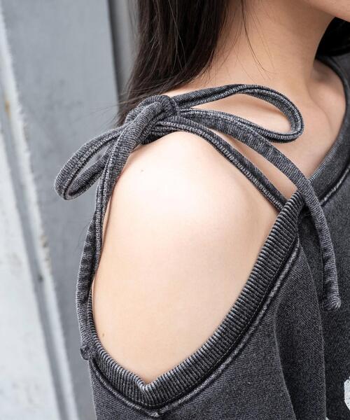 WEGO（ウィゴー）の「WEGO/【25年秋冬新作】2WAYグラフィックワンショルBIGスウェット（スウェット・レディース・その他1/その他2/その他3/その他4/その他5/その他6/その他7/その他8・FREE）」の16枚目の写真