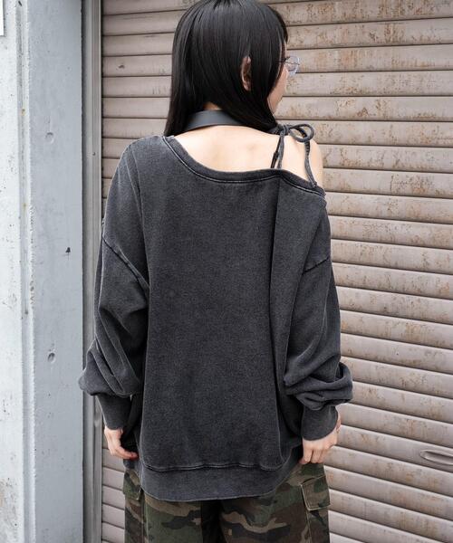 WEGO（ウィゴー）の「WEGO/【25年秋冬新作】2WAYグラフィックワンショルBIGスウェット（スウェット・レディース・その他1/その他2/その他3/その他4/その他5/その他6/その他7/その他8・FREE）」の22枚目の写真