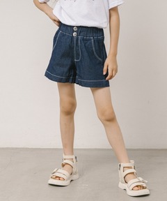 Darich ダーリッチ ドッキングデザインデニムショートパンツ Mサイズ 青 ダーリッチ Darich ドッキングデザインデニムショートパンツ