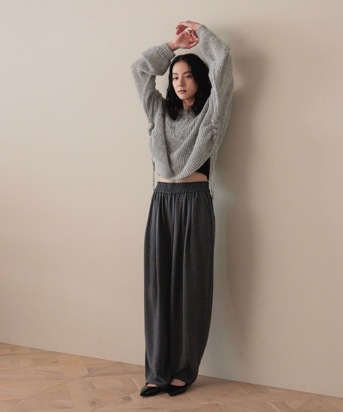 セール】ドロストモヘアVプルオーバーLS 583240（ニット