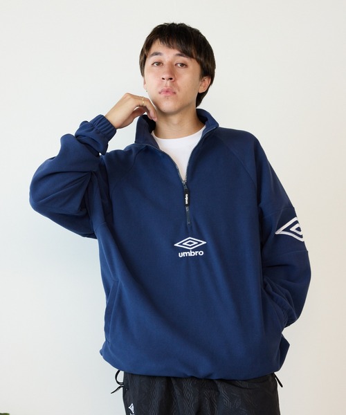 UMBRO/アンブロ Half zip jacket ハーフジップフリース