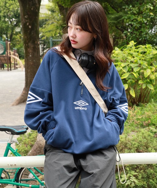 UMBRO（アンブロ）の「UMBRO/アンブロ Half zip jacket ハーフジップ
