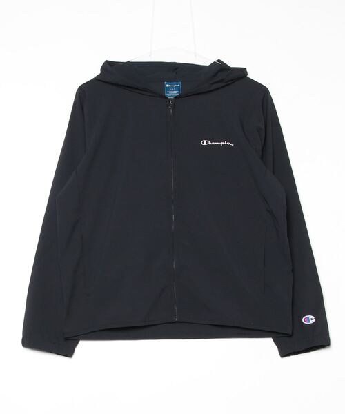 Champion(チャンピオン)の「チャンピオン ZIP HOODED JACKET_(ジャージ・レディース・ブラック/サンドグレー・M/L)」の2枚目の写真