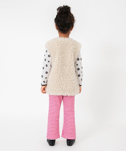 BREEZE（ブリーズ）の「ファーベスト（ベスト・キッズ・アイボリー/ブラウン・110/90/130）」の6枚目の写真