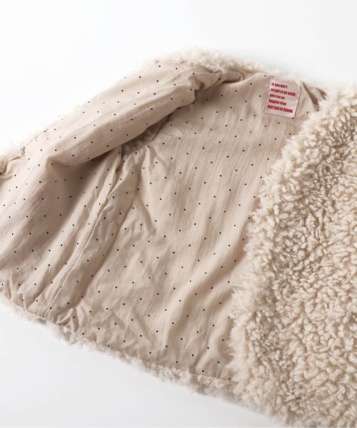 BREEZE（ブリーズ）の「ファーベスト（ベスト・キッズ・アイボリー/ブラウン・110/90/130）」の10枚目の写真