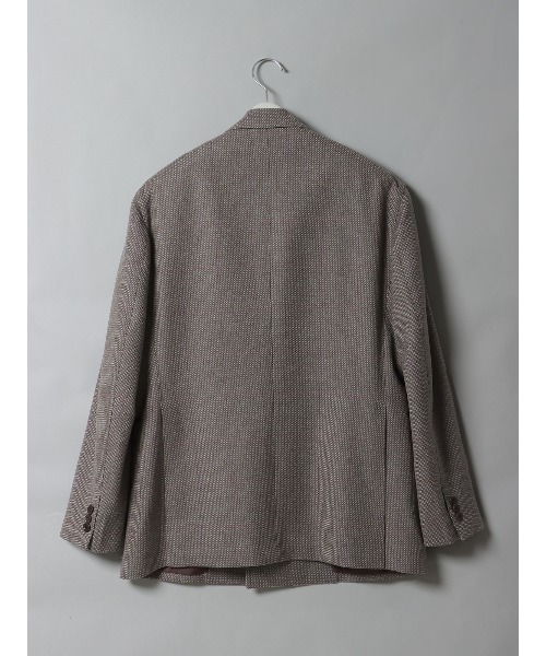 セール】GOOVI ダブルブレストジャケット ウールソフトツイード