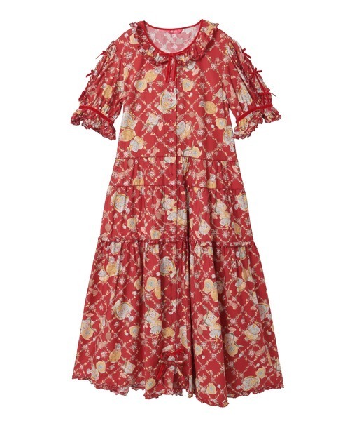 【タグ付き新品】パフューム柄　ワンピース パフュームプリントワンピース（ワンピース）｜PINK HOUSE