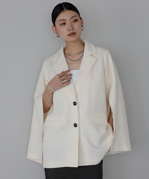 Aimeine エメイン バックスリットベルトジャケット Aimeine バックスリットベルトジャケット エメイン 【公式通販】