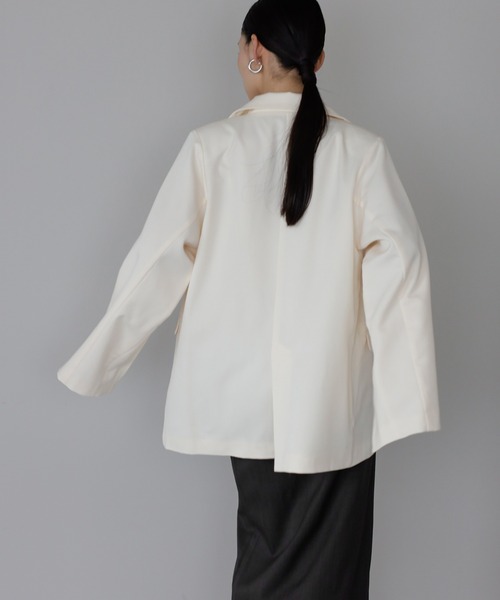 セール】sleeve slit jacket with belt / ベルト付き袖スリット