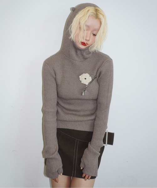 low waist suede mini skirt / ローウエストスエードミニスカート