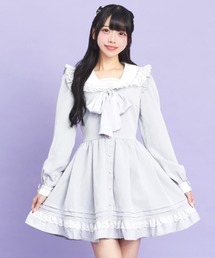 Secret Honey シークレットハニー　膝丈　フリル　ワンピース　お嬢様 Secret Honey シークレットハニー 膝丈 フリル ワンピース
