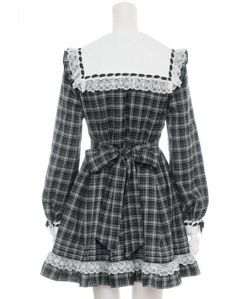 レースフリルセーラーカラーワンピース（ワンピース）｜Secret Honey