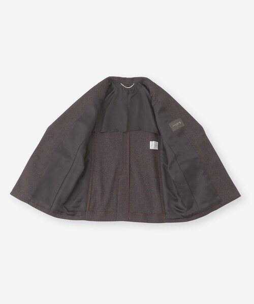 MACKINTOSH LONDON(マッキントッシュ ロンドン)の「【WEB・一部店舗限定】ウールヘアラインストライプジャケット(テーラードジャケット・レディース・ダークブラウン・38)」の9枚目の写真