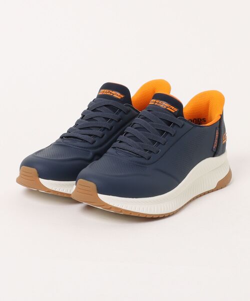 SKECHERS(スケッチャーズ)の「《SKECHERS》51BOBS SQUAD 4-DIRECT ST(スニーカー・メンズ・ブラック×ブラック/グレー系その他/ネイビー・28.0cm/27.0cm/26.0cm/25.5cm/26.5cm/27.5cm/25.0cm/24.5cm)」の3枚目の写真