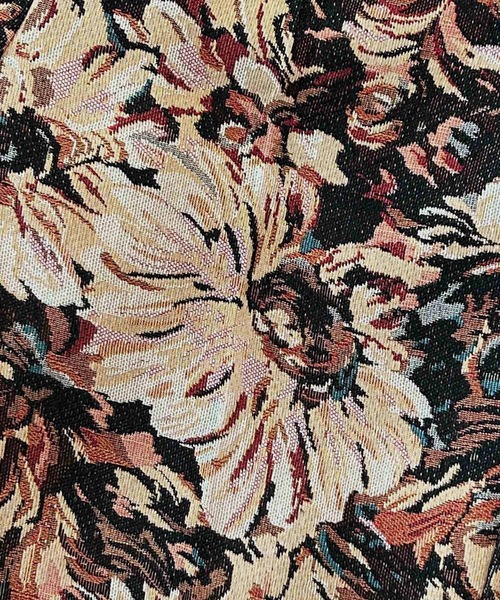 ELFRANK（エルフランク）の「ゴブランフラワー テーパードパンツ ゴブラン織 花柄（その他パンツ・レディース・グレー/ベージュ・L/M/S）」の21枚目の写真