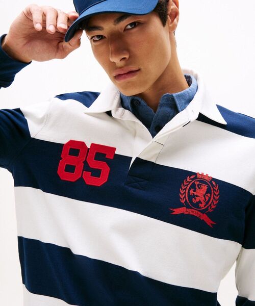 tommy jeans（トミー ジーンズ）の「リラックスボーダーラガーシャツ 