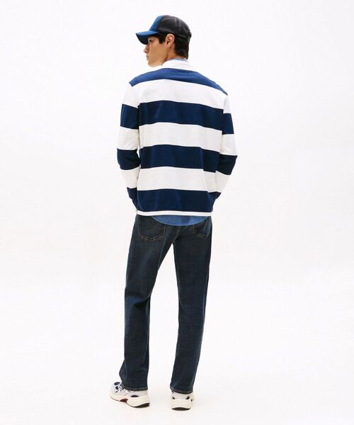 tommy jeans（トミー ジーンズ）の「リラックスボーダーラガーシャツ