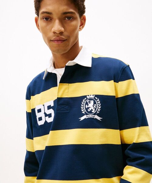 tommy jeans（トミー ジーンズ）の「リラックスボーダーラガーシャツ 