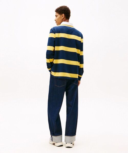 tommy jeans（トミー ジーンズ）の「リラックスボーダーラガーシャツ