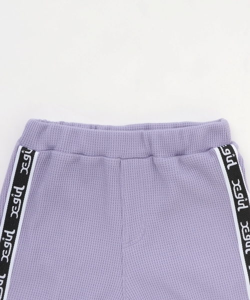 X-girl Stages（エックスガールステージス）の「【TBSドラマ フェイクマミー 着用アイテム】バックスリットフレアレギンス（レギンス/スパッツ・キッズ・ブラック/ラベンダー・80ｃｍ/90cm/110cm/100cm/120cm）」の4枚目の写真