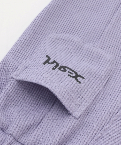 X-girl Stages（エックスガールステージス）の「【TBSドラマ フェイクマミー 着用アイテム】バックスリットフレアレギンス（レギンス/スパッツ・キッズ・ブラック/ラベンダー・80ｃｍ/90cm/110cm/100cm/120cm）」の7枚目の写真