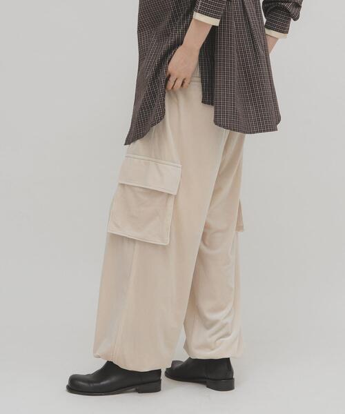 セール】ベロアカーゴパンツ（その他パンツ）｜KBF（ケイビーエフ）の