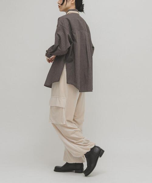 KBF（ケイビーエフ）の「ベロアカーゴパンツ（その他パンツ・レディース・ブラック/ブラウン/ライトベージュ/ブラウン系その他・ONE）」の9枚目の写真