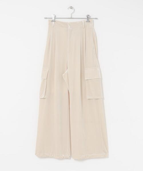 KBF（ケイビーエフ）の「ベロアカーゴパンツ（その他パンツ・レディース・ブラック/ブラウン/ライトベージュ/ブラウン系その他・ONE）」の12枚目の写真