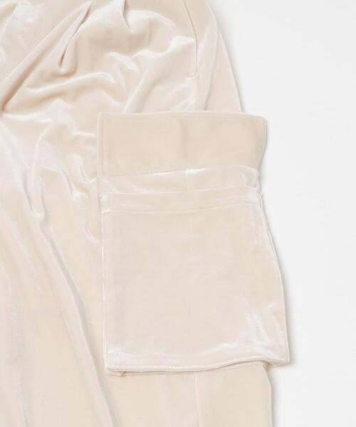 KBF（ケイビーエフ）の「ベロアカーゴパンツ（その他パンツ・レディース・ブラック/ブラウン/ライトベージュ/ブラウン系その他・ONE）」の13枚目の写真