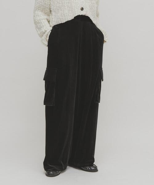 KBF（ケイビーエフ）の「ベロアカーゴパンツ（その他パンツ・レディース・ブラック/ブラウン/ライトベージュ/ブラウン系その他・ONE）」の18枚目の写真