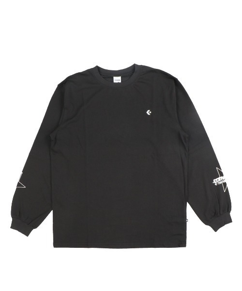 CONVERSE(コンバース)の「コンバース スター PT ロングスリーブティー(Tシャツ/カットソー・メンズ・オフホワイト/ブラック/ダークブラウン・M/L/LL)」の3枚目の写真