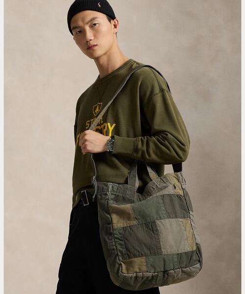 パッチワーク キャンバス ショッパー トート（トートバッグ