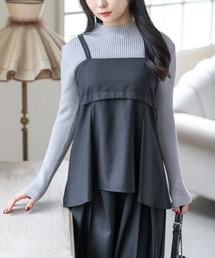 CLEAR BASIC | ダブルストラップビスチェ(セット可）［大人 カジュアル 着回し力抜群］≪AW新作≫(Tシャツ/カットソー)