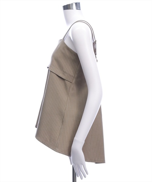 CLEAR BASIC（クリアベーシック）の「ダブルストラップビスチェ(セット可）［大人 カジュアル 着回し力抜群］≪AW新作≫（Tシャツ/カットソー・レディース・ベージュ系その他/グレー/ブラック・F）」の10枚目の写真