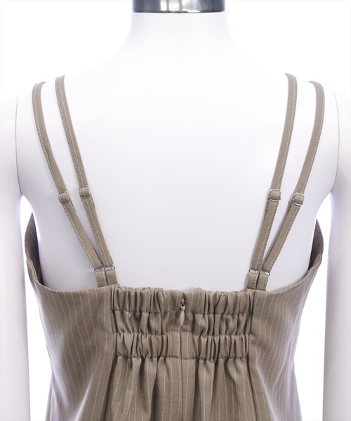 CLEAR BASIC（クリアベーシック）の「ダブルストラップビスチェ(セット可）［大人 カジュアル 着回し力抜群］≪AW新作≫（Tシャツ/カットソー・レディース・ベージュ系その他/グレー/ブラック・F）」の13枚目の写真