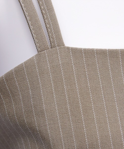 CLEAR BASIC（クリアベーシック）の「ダブルストラップビスチェ(セット可）［大人 カジュアル 着回し力抜群］≪AW新作≫（Tシャツ/カットソー・レディース・ベージュ系その他/グレー/ブラック・F）」の21枚目の写真