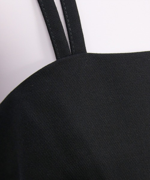 CLEAR BASIC（クリアベーシック）の「ダブルストラップビスチェ(セット可）［大人 カジュアル 着回し力抜群］≪AW新作≫（Tシャツ/カットソー・レディース・ベージュ系その他/グレー/ブラック・F）」の22枚目の写真