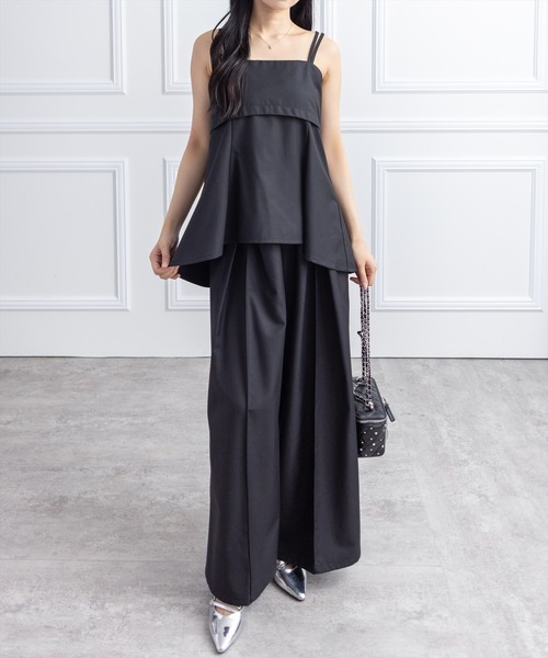 CLEAR BASIC（クリアベーシック）の「ダブルストラップビスチェ(セット可）［大人 カジュアル 着回し力抜群］≪AW新作≫（Tシャツ/カットソー・レディース・ベージュ系その他/グレー/ブラック・F）」の7枚目の写真