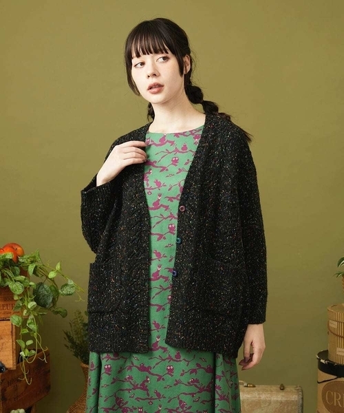 セール】カラーネップ ニットカーディガン（カーディガン/ボレロ