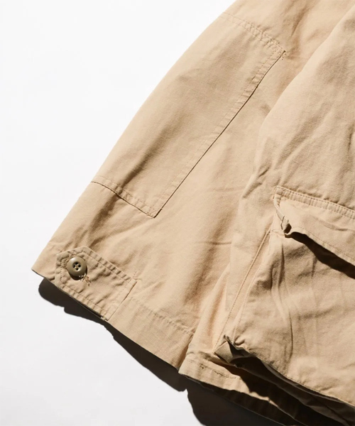 ABAHOUSE（アバハウス）の「【U.SMILITARY】COTTON RIPJACKET/ミリタリー/ジャケット【WEB限定】（ミリタリージャケット・メンズ・カーキ/ブラック・M/L/XL）」の8枚目の写真