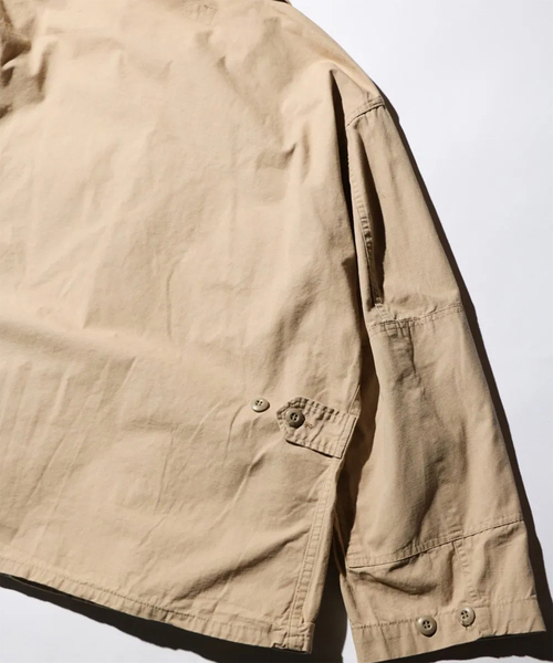 ABAHOUSE（アバハウス）の「【U.SMILITARY】COTTON RIPJACKET/ミリタリー/ジャケット【WEB限定】（ミリタリージャケット・メンズ・カーキ/ブラック・M/L/XL）」の10枚目の写真