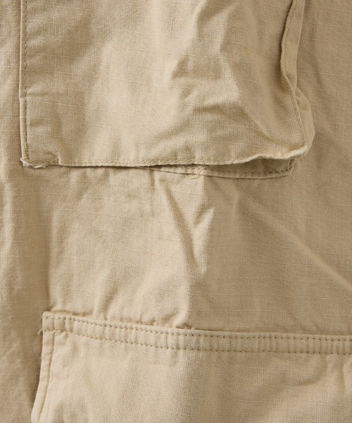 ABAHOUSE（アバハウス）の「【U.SMILITARY】COTTON RIPJACKET/ミリタリー/ジャケット【WEB限定】（ミリタリージャケット・メンズ・カーキ/ブラック・M/L/XL）」の14枚目の写真