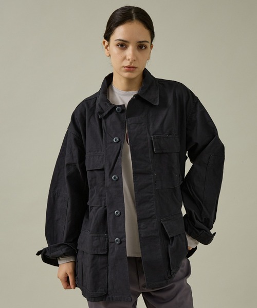 ABAHOUSE（アバハウス）の「【U.SMILITARY】COTTON RIPJACKET/ミリタリー/ジャケット【WEB限定】（ミリタリージャケット・メンズ・カーキ/ブラック・M/L/XL）」の17枚目の写真