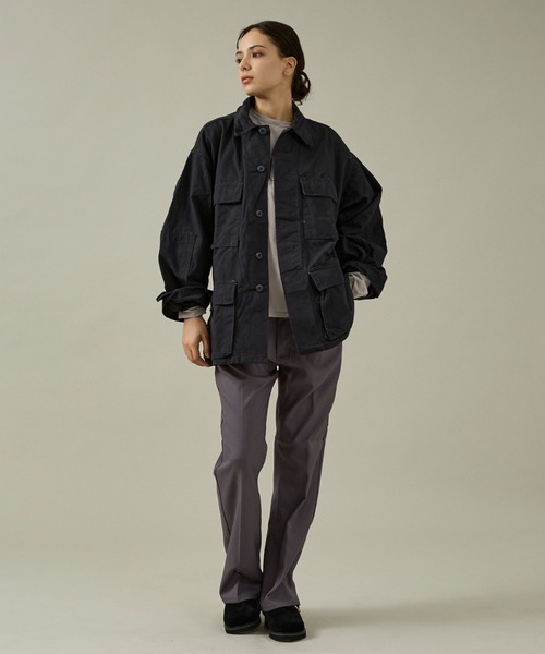 ABAHOUSE（アバハウス）の「【U.SMILITARY】COTTON RIPJACKET/ミリタリー/ジャケット【WEB限定】（ミリタリージャケット・メンズ・カーキ/ブラック・M/L/XL）」の18枚目の写真