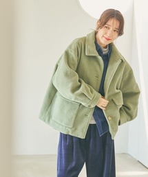 studio CLIP | ウールライクライトボアブルゾン[プチサイズあり](ブルゾン)