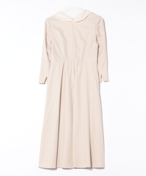 STRAWBERRY-FIELDS(ストロベリーフィールズ)の「Linonシャンブレー/ウーリー千鳥_サイドリボンネックワンピース(ワンピース・レディース・ベージュ/ハウンドトゥース・2)」の13枚目の写真