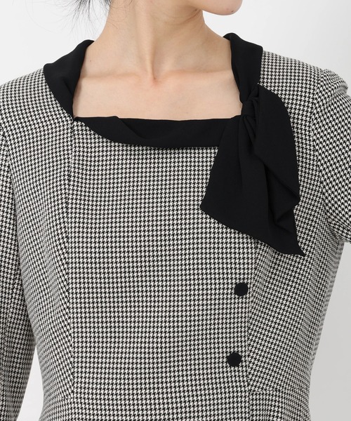 期間限定値下げ　STRAWBERRY-FIELDS ワンピース　千鳥柄 専用 値下げしました ストロベリーフィールズ千鳥柄ワンピース