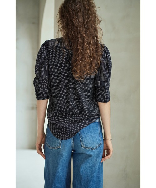 Estella.K(エステラケー)の「Louise Polka Dot Blouse ボリューム袖ブラウス(シャツ/ブラウス・レディース・ブラック系その他/オフホワイト/ホワイト系その他・FREE)」の20枚目の写真