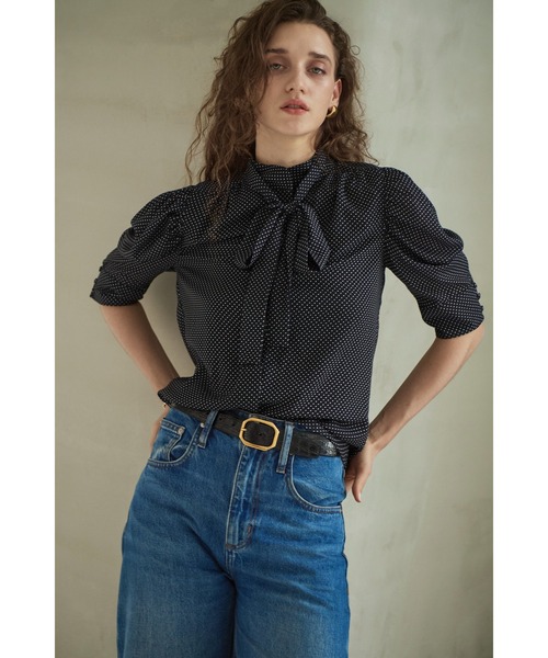 Estella.K(エステラケー)の「Louise Polka Dot Blouse ボリューム袖ブラウス(シャツ/ブラウス・レディース・ブラック系その他/オフホワイト/ホワイト系その他・FREE)」の19枚目の写真